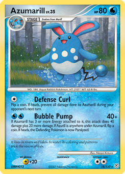 Azumarill — Diamond & Pearl 018