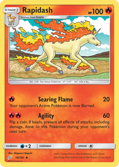 Rapidash — Team Up 018