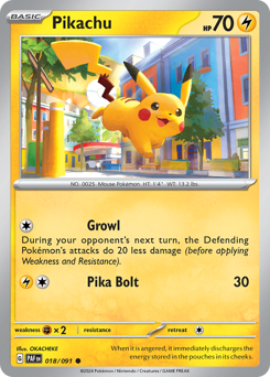 Pikachu — Paldean Fates 018