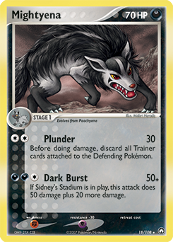Mightyena — Power Keepers 018