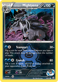 Team Aqua's Mightyena — Double Crisis 018