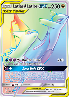 Latias & Latios-GX — Team Up 190