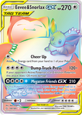 Eevee & Snorlax-GX — Team Up 191