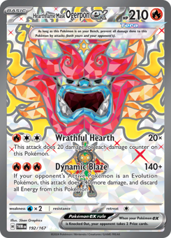 Hearthflame Mask Ogerpon ex — Twilight Masquerade 192