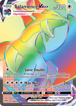 Salamence VMAX — Darkness Ablaze 194