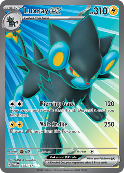 Luxray ex — Twilight Masquerade 195