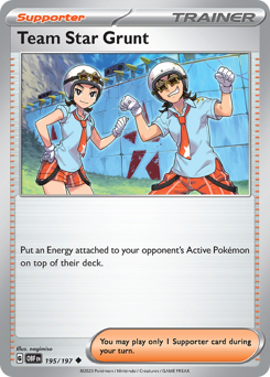 Team Star Grunt — Obsidian Flames 195