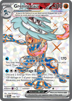 Greninja ex — Twilight Masquerade 198