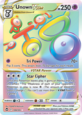 Unown VSTAR — Silver Tempest 199