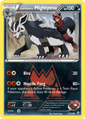 Team Magma's Mightyena — Double Crisis 019