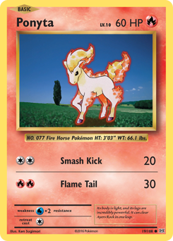 Ponyta — Evolutions 019