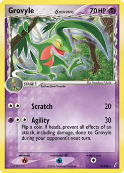 Grovyle δ — Crystal Guardians 019