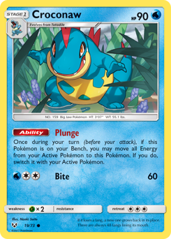 Croconaw — Shining Legends 019