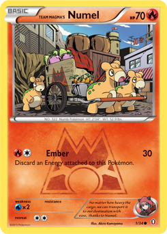 Team Magma's Numel — Double Crisis 001