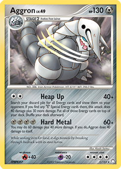 Aggron — Mysterious Treasures 001
