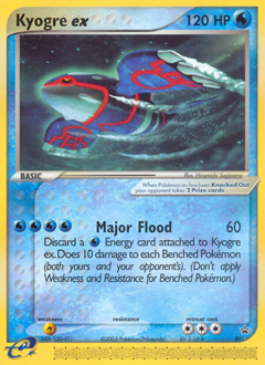 Kyogre ex — Nintendo Black Star Promos 001