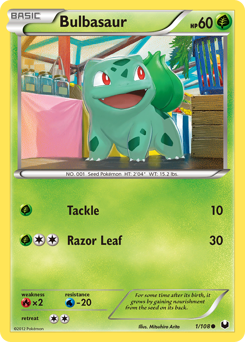 Bulbasaur — Dark Explorers 001