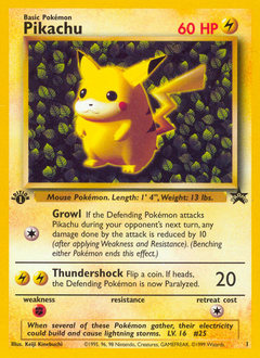 Pikachu — Wizards Black Star Promos 001