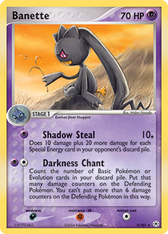 Banette — Hidden Legends 001