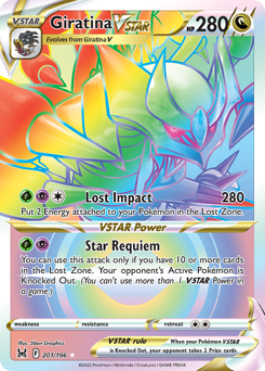 Giratina VSTAR — Lost Origin 201