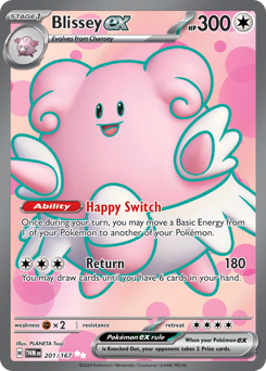 Blissey ex — Twilight Masquerade 201