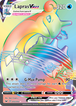 Lapras VMAX — Sword & Shield 203