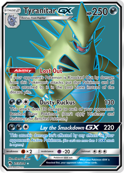 Tyranitar-GX — Lost Thunder 203