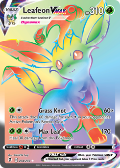 Leafeon VMAX — Evolving Skies 204