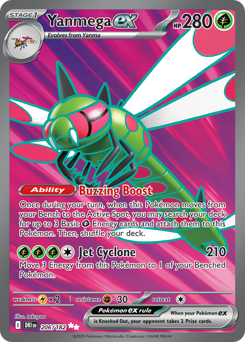 Yanmega ex — Destined Rivals 206