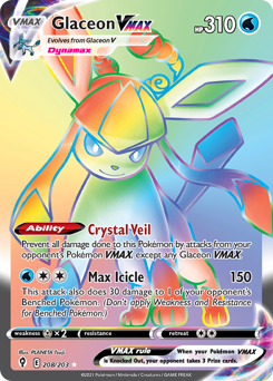 Glaceon VMAX — Evolving Skies 208