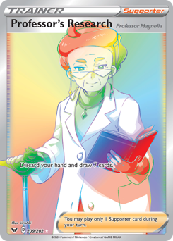 Professor's Research (Professor Magnolia) — Sword & Shield 209