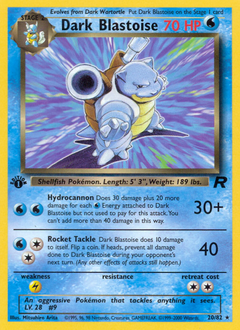 Dark Blastoise — Team Rocket 020