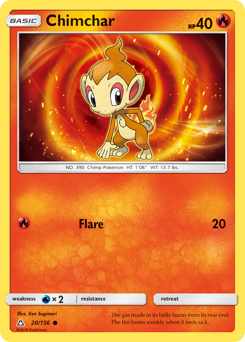 Chimchar — Ultra Prism 020