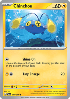 Chinchou — Paldean Fates 020