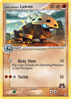 Team Magma's Lairon — Team Magma vs Team Aqua 020