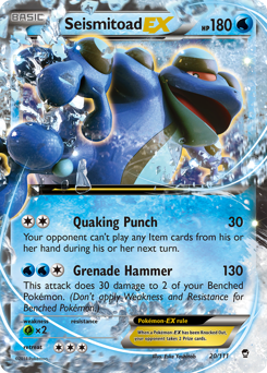 Seismitoad-EX — Furious Fists 020