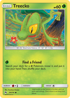 Treecko — Lost Thunder 020