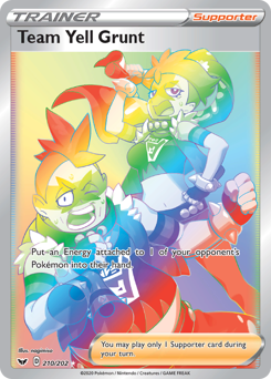 Team Yell Grunt — Sword & Shield 210