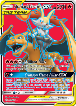 Charizard & Braixen-GX — Cosmic Eclipse 212
