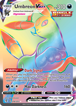 Umbreon VMAX — Evolving Skies 214
