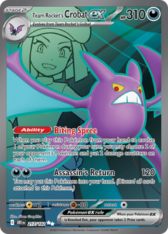 Team Rocket's Crobat ex — Destined Rivals 217