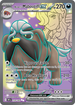 Arven's Mabosstiff ex — Destined Rivals 218