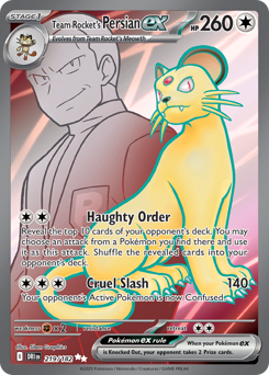Team Rocket's Persian ex — Destined Rivals 219