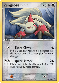 Zangoose — Emerald 021