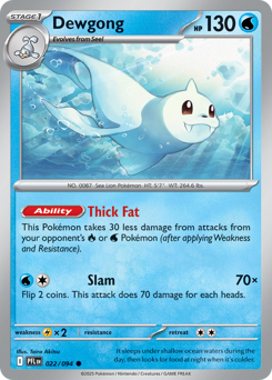 Dewgong — Phantasmal Flames 022