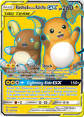 Raichu & Alolan Raichu-GX — Unified Minds 220