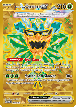 Teal Mask Ogerpon ex — Twilight Masquerade 221