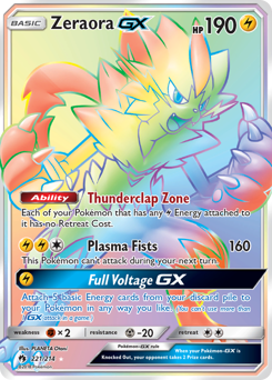 Zeraora-GX — Lost Thunder 221