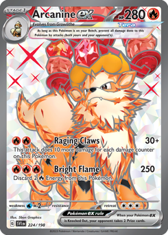 Arcanine ex — Scarlet & Violet 224