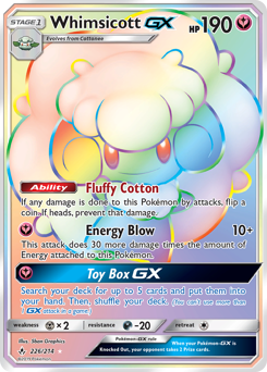 Whimsicott-GX — Unbroken Bonds 226